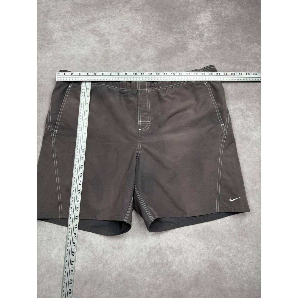 Nike Swim Trunks Shorts Mens Large Lined Mesh Pockets Drawstring Quick Dry Swimw - Picture 8 of 16